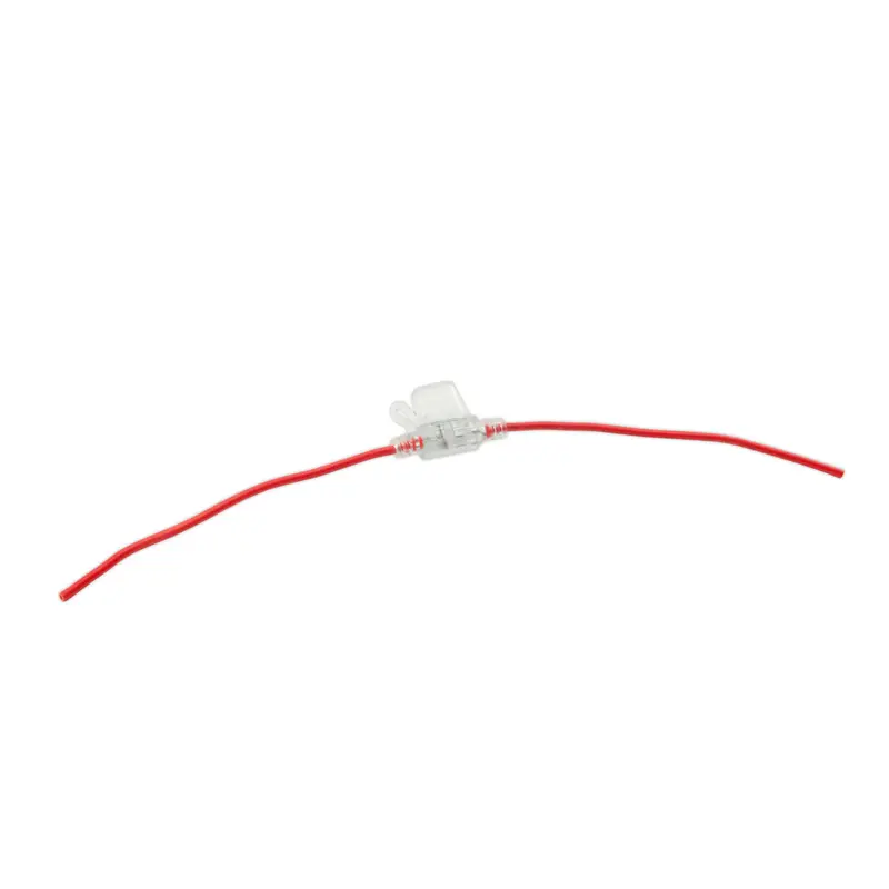 (010) 0Fhm0001xpglo Littelfuse Clear In-Line Mini Fuse Holder W/ Cover 1