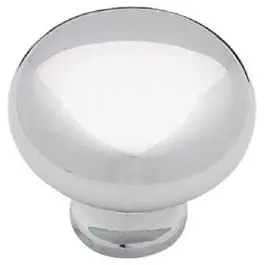 1.25-In. Chrome Round Cabinet Knob 1
