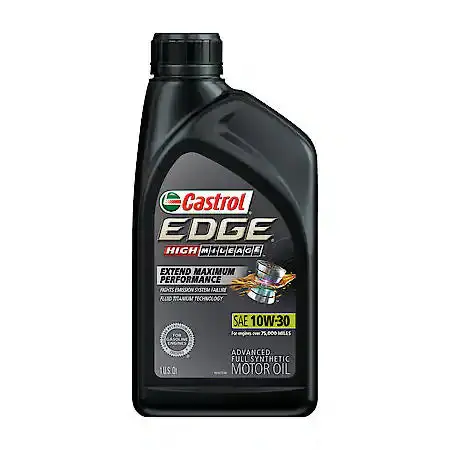 (130) 245 | Edge High Mileage 10W-30 Fully Synthetic Motor Oil : 1 Qt 1