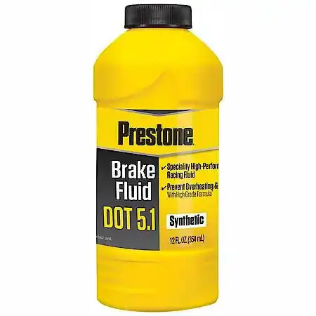 (130) As8206 Prestone Dot 5.1 Motor Vehicle Brake Fluid (16 Oz) 1