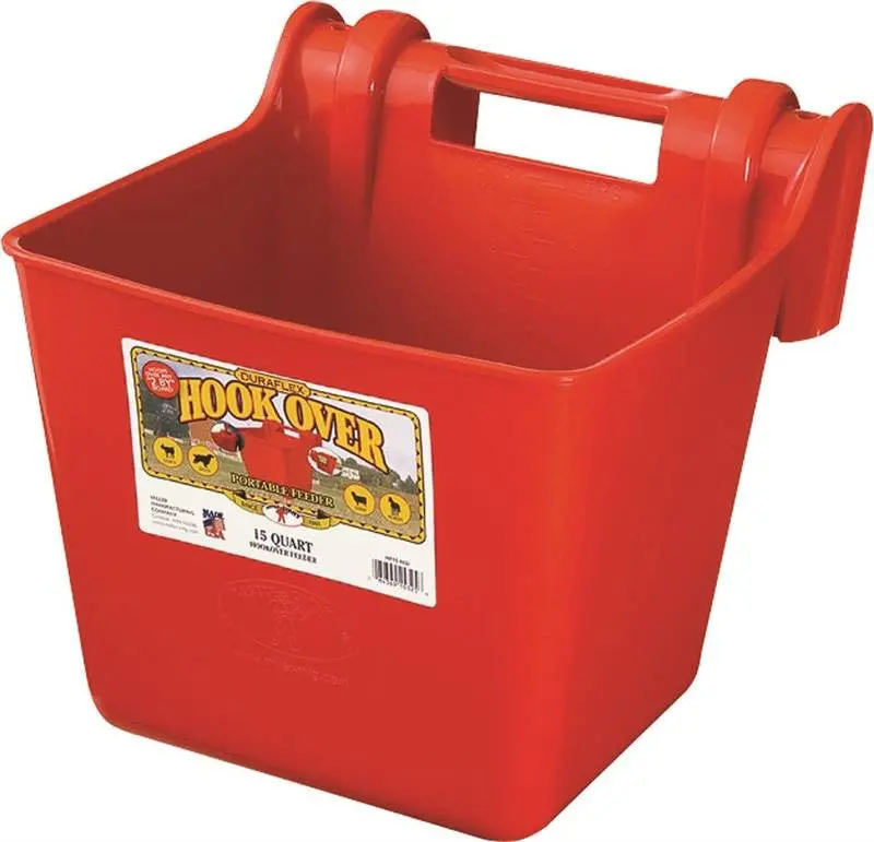 15Qt Hook Over Feeder Red 1