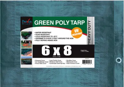 20 X 30 Brn/Grn Re Versible Tarp 1