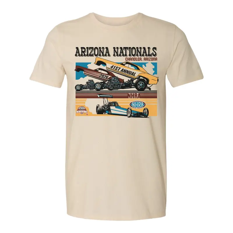 2026 Nhra Arizona Nationals Throwback T-Shirt 1