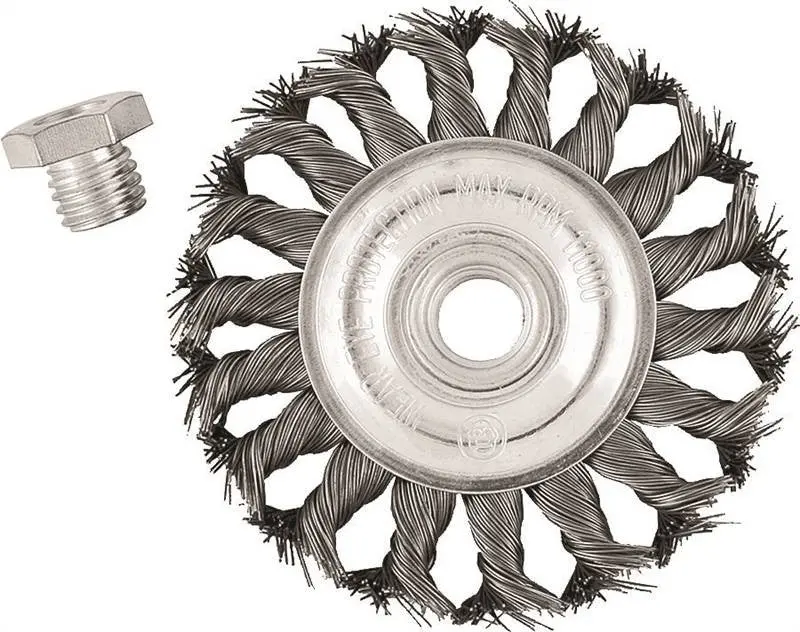 4" Knotted Wire Wheel 1