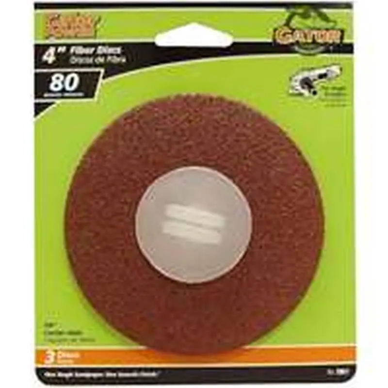 4X5-8 Fiber Disc 80Grit 3Pk 1