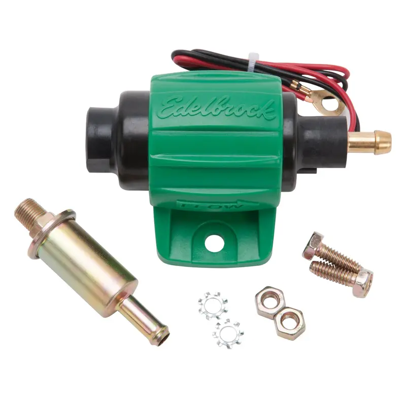 (547) 17302 Edelbrock Electric Fuel Pump 12V, 4-7 Psi, 38 Gph, 5/16" Hose 1