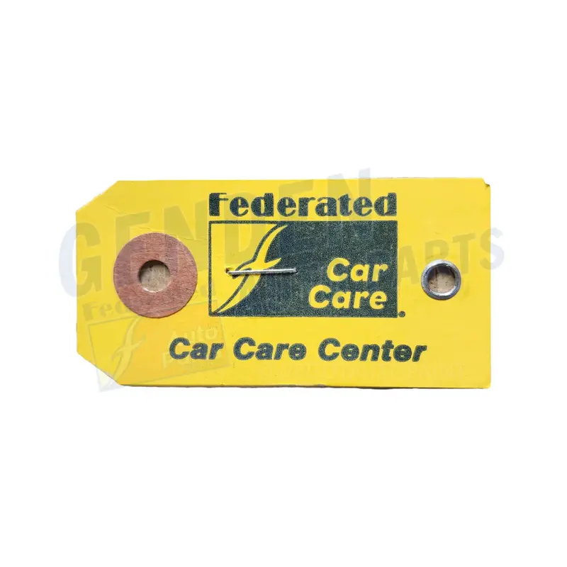 (693) Cctag Federated Car Care Key Tags (Yellow, 250 Bx) 1