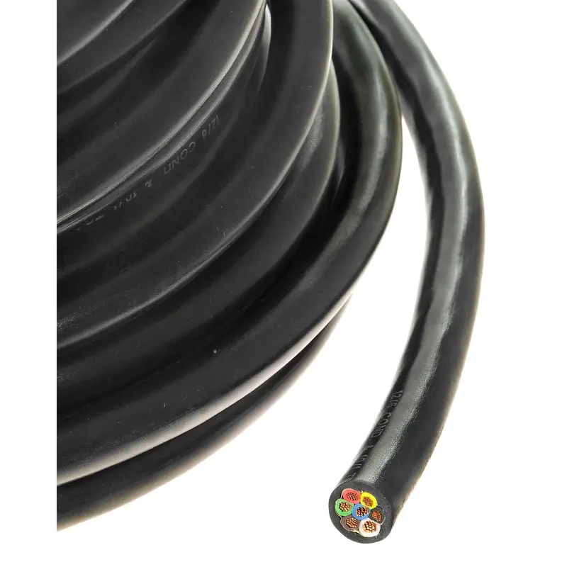 (864) Cj12-7L Multi-Gauge Trailer Wire (7 Wire, 100') 1