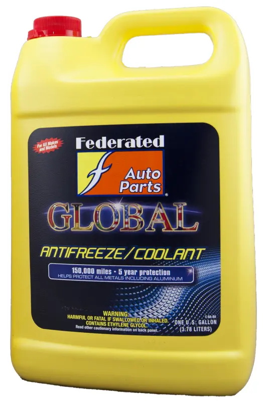 (870) 03853 Federated Global Antifreeze/Coolant Concentrated (Yellow, 1 Gal) 1