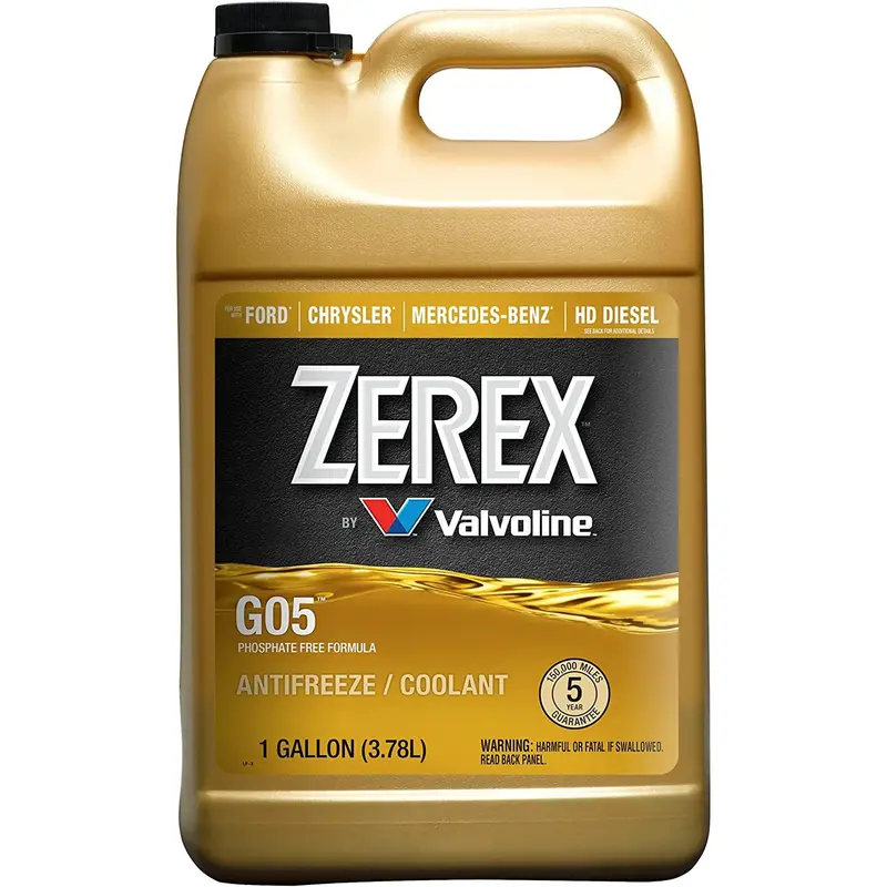 (870) Zxg051 Zerex G-05 Antifreeze/Coolant Concentrate (Yellow, 1 Gal) 1