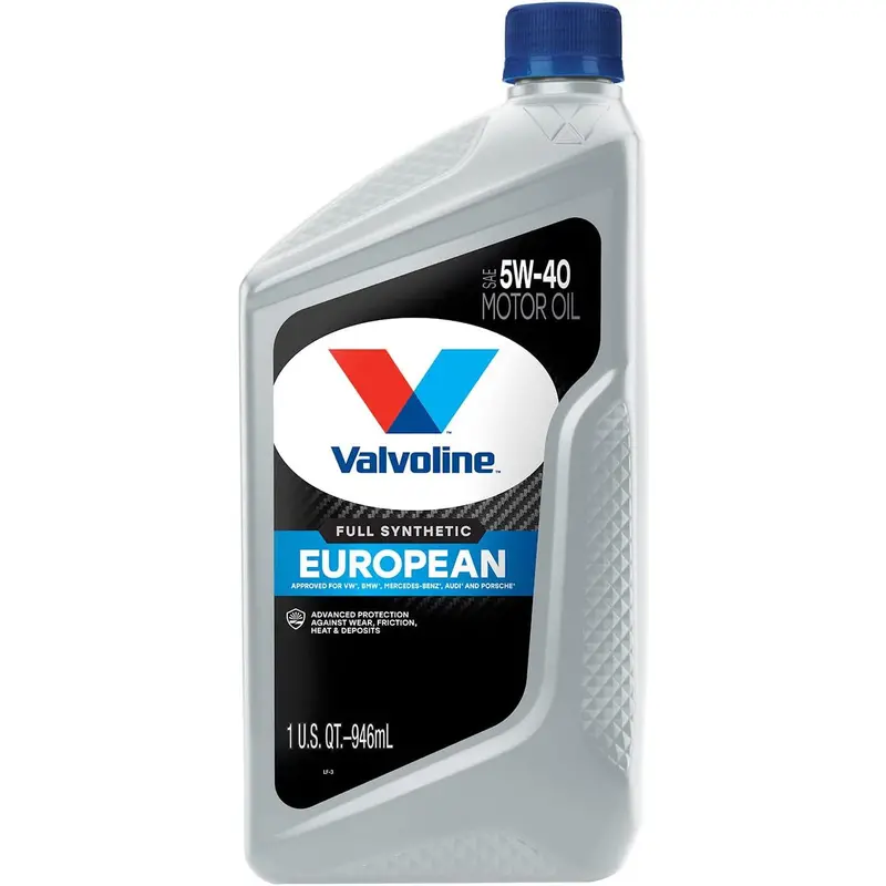 (945) Vv966 | Valvoline European Vehicle Full Synthetic 5W-40 Motor Oil : 1 Qt 1