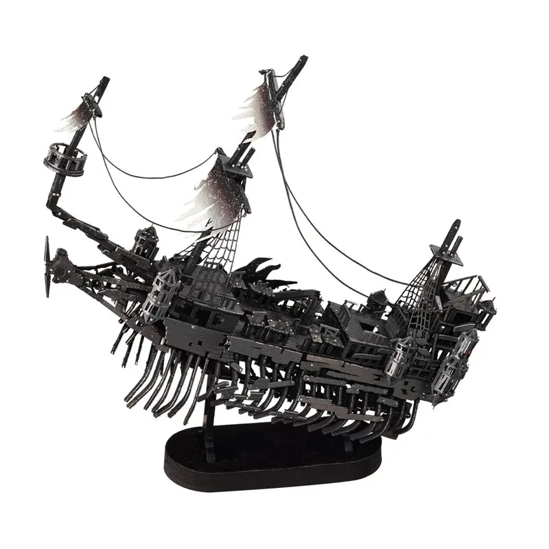 Abyssal Ghost Ship 3D Metal Model 1