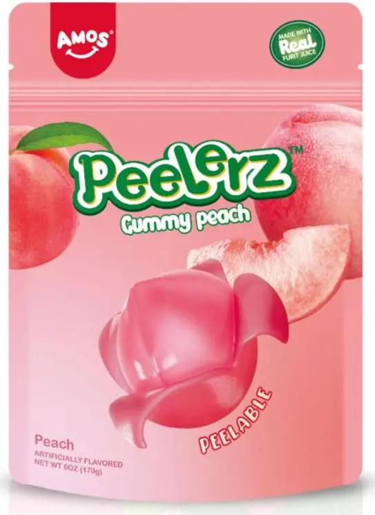 Amos Peelerz Peach Peg Bag 6 Oz 1