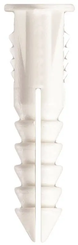 Anchr Plstc Wht W-Scrw No6-8 1