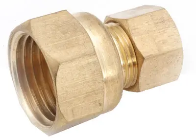 Anderson Metals Brass Connector Compression X Fpt 1