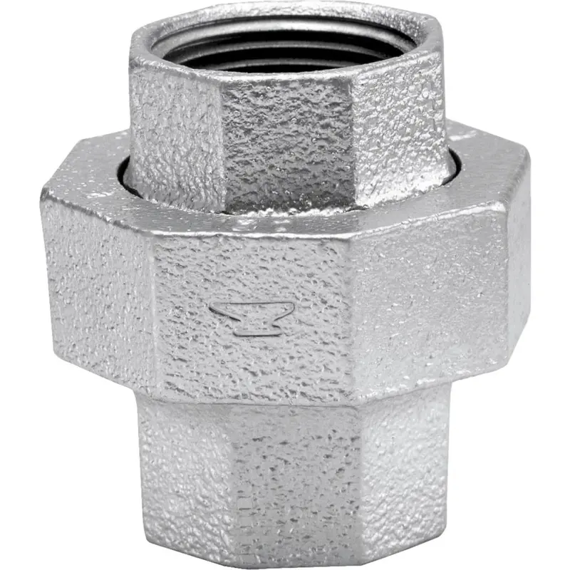 Anvil 2 In. X 2 In. Fpt Malleable Iron Galvanized Union 1