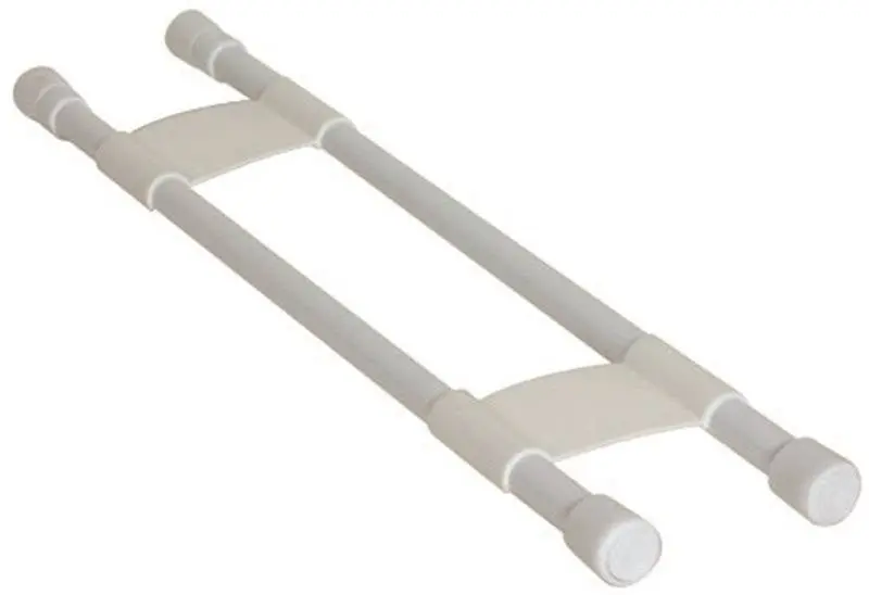 Bar Refrigerator Dbl Plstc Wht 1