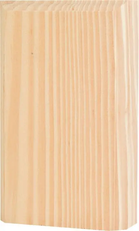 Base Block 3-3-4X6in Oak 1