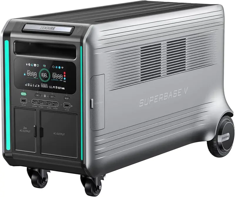Batería Solar Portable Zendure Superbase V | 4608 Watts Horas | 3800  Wattage.Incluye Placa Solar Gratis 1