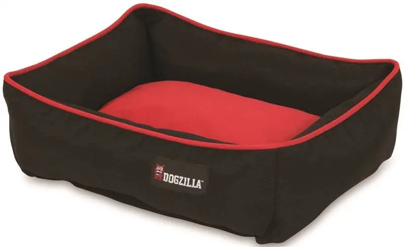 Bed Dog 22X18in Loungr Red-Blk 1