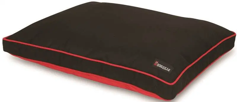 Bed Dog 29X40 Gusseted Red-Blk 1