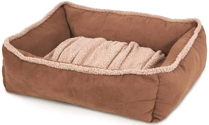 Bed Pet 30X24 Lounge Dark Tan 1