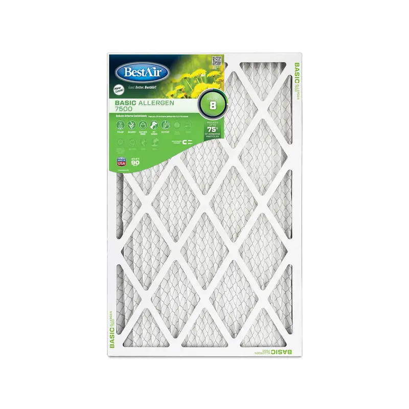 Bestair Standard Pleated Air Filter Merv 8 1