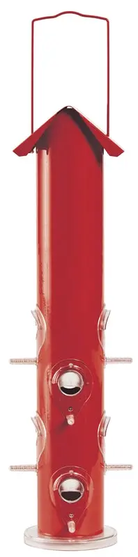 Birdfeeder Tb Mtl Red 8P .75Lb 1
