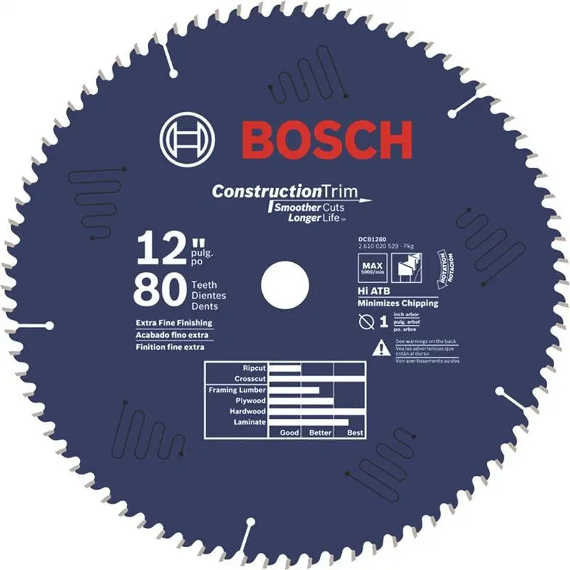 Blade Saw 12In X 80T Fine Fin 1