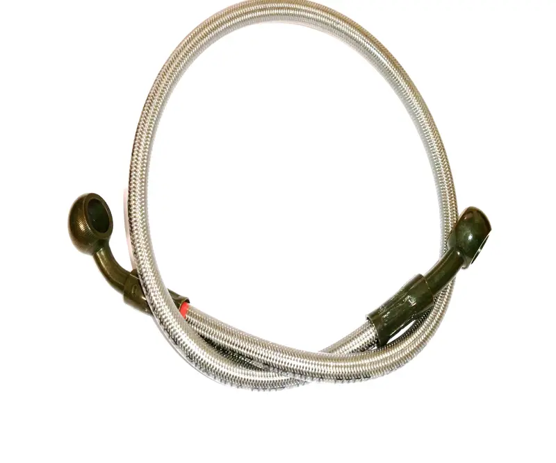 Blh02 Hydraulic Rear Brake Line Hose 550Mm For Bashan Bs200s-7 Banjo 10Mm 1