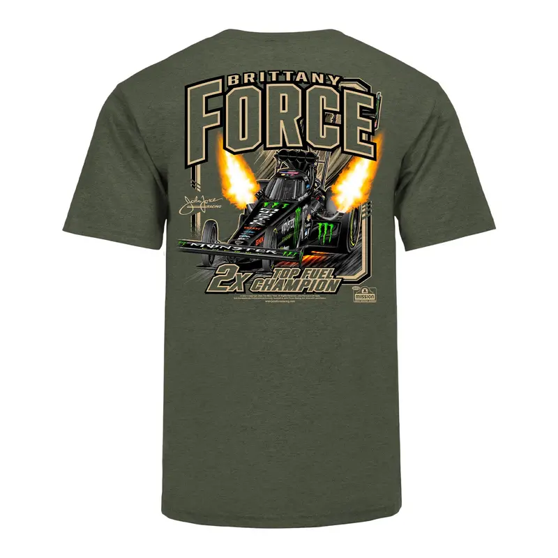 Brittany Force Miltary 2X T-Shirt 1
