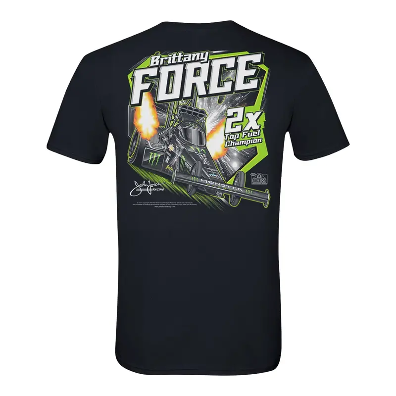 Brittany Force Monster Top Fuel T-Shirt 1