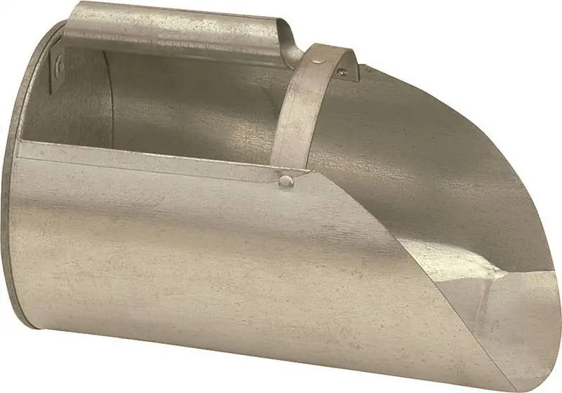 Brower 4Qt Galv Feed Scoop 1