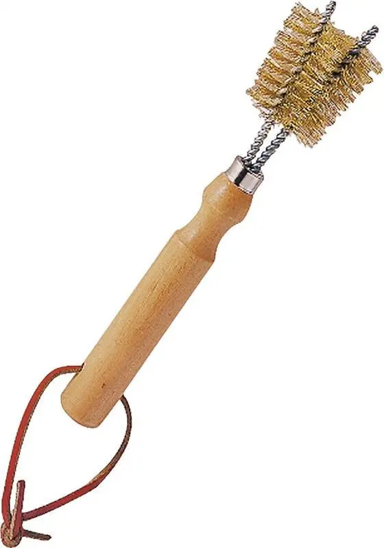 Brush Grill Dble Hd Wre Wd Hdl 1