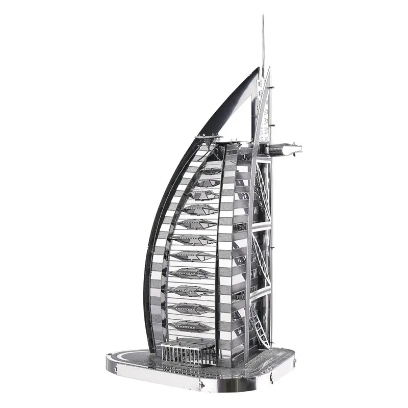 Burj Al Arab 3D Metal Model 1