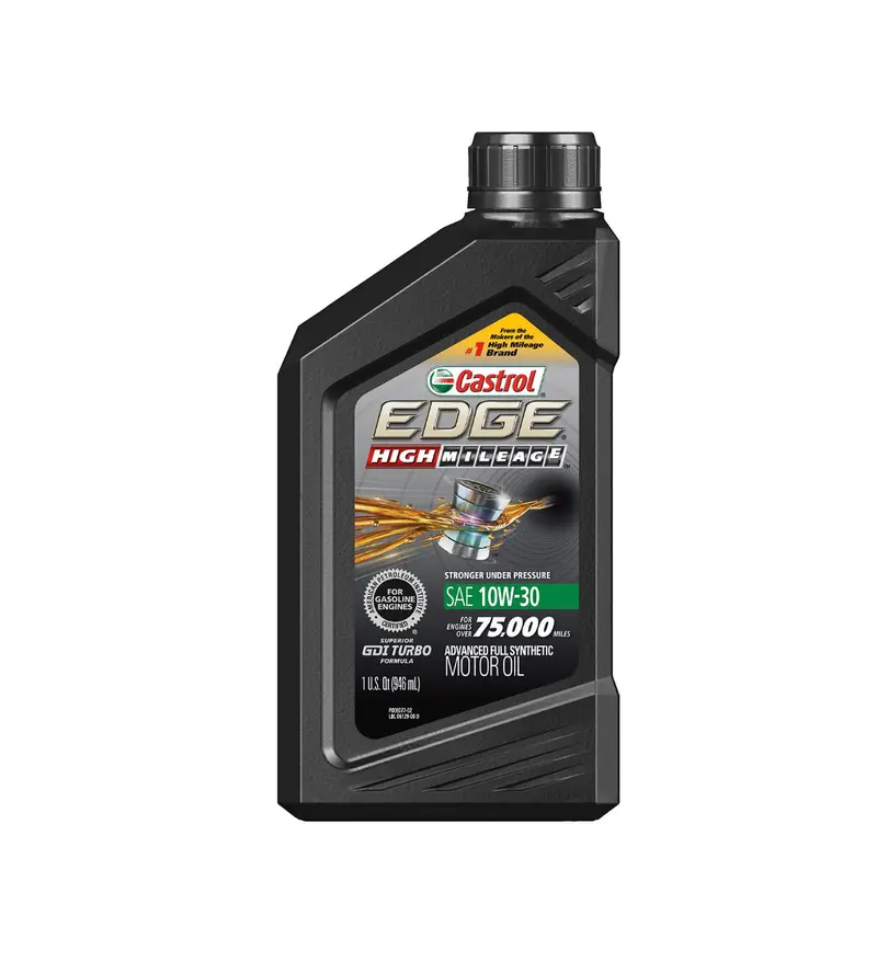 Castrol Edge High Mileage Full Synthetic Sae 10W-30 1Qt (6 Pack) 1