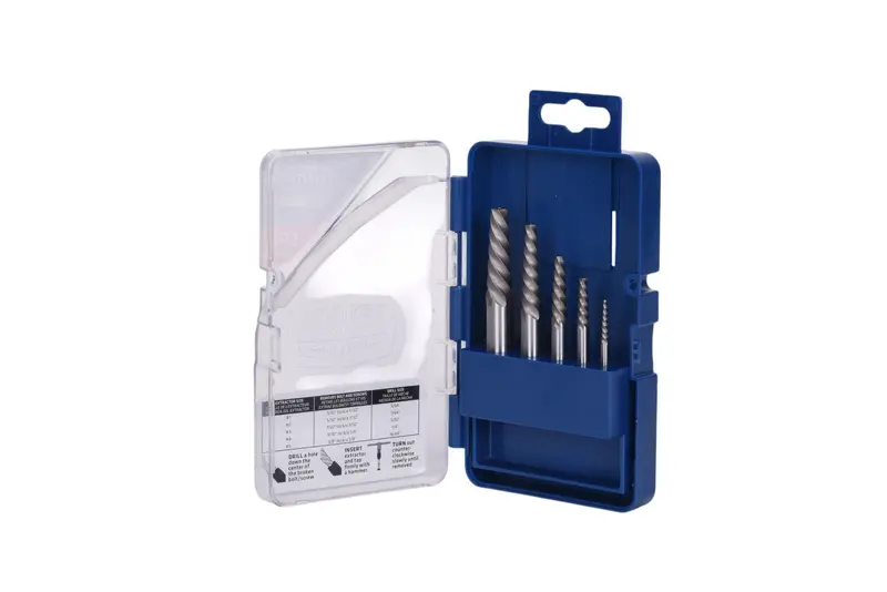 Century Drill And Tool 5 Piece Spiral Screw Extractor Set 1