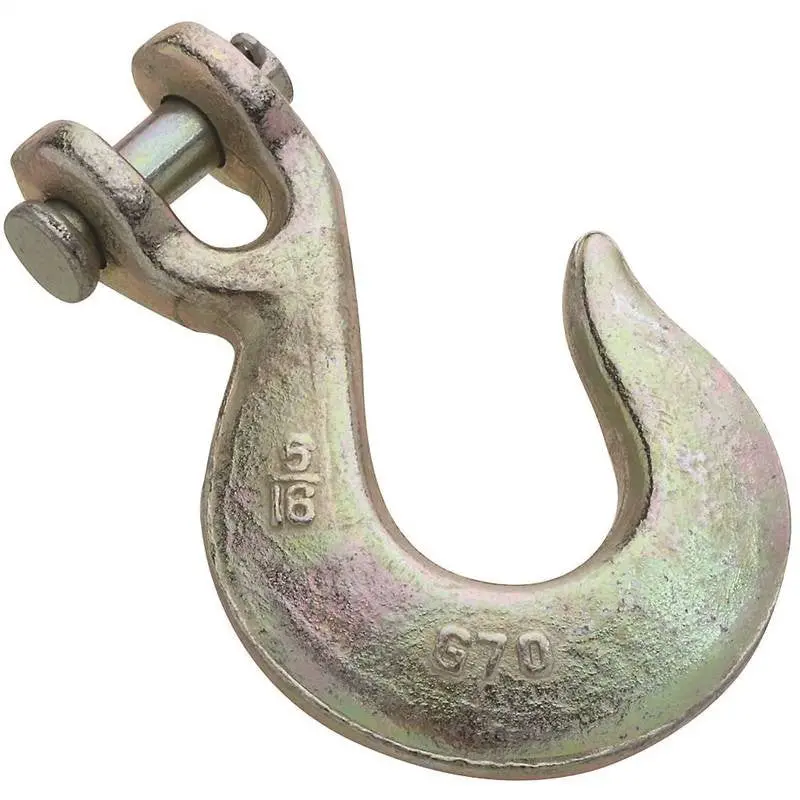 Chain Hook 5-16In Yellow Chrmt 1