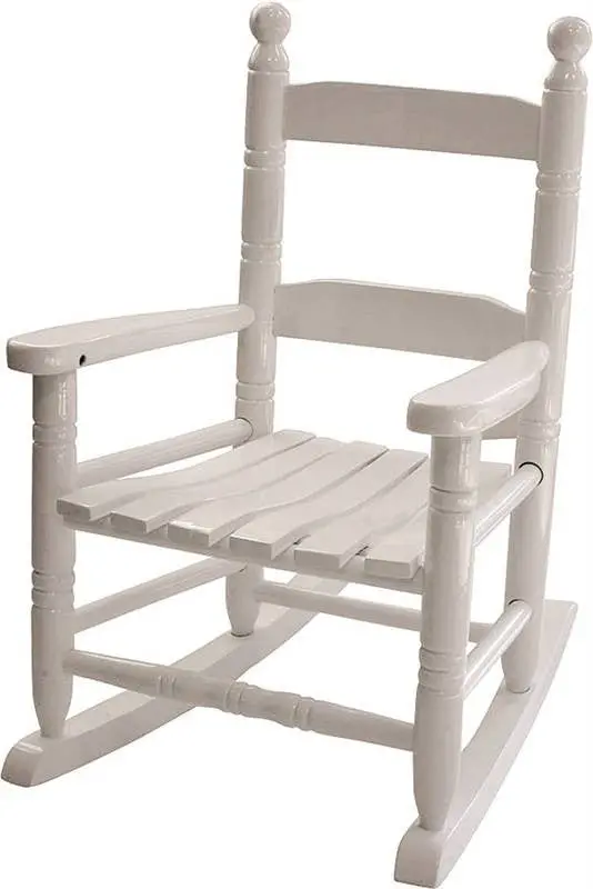 Chair Rocker Child Wht 1