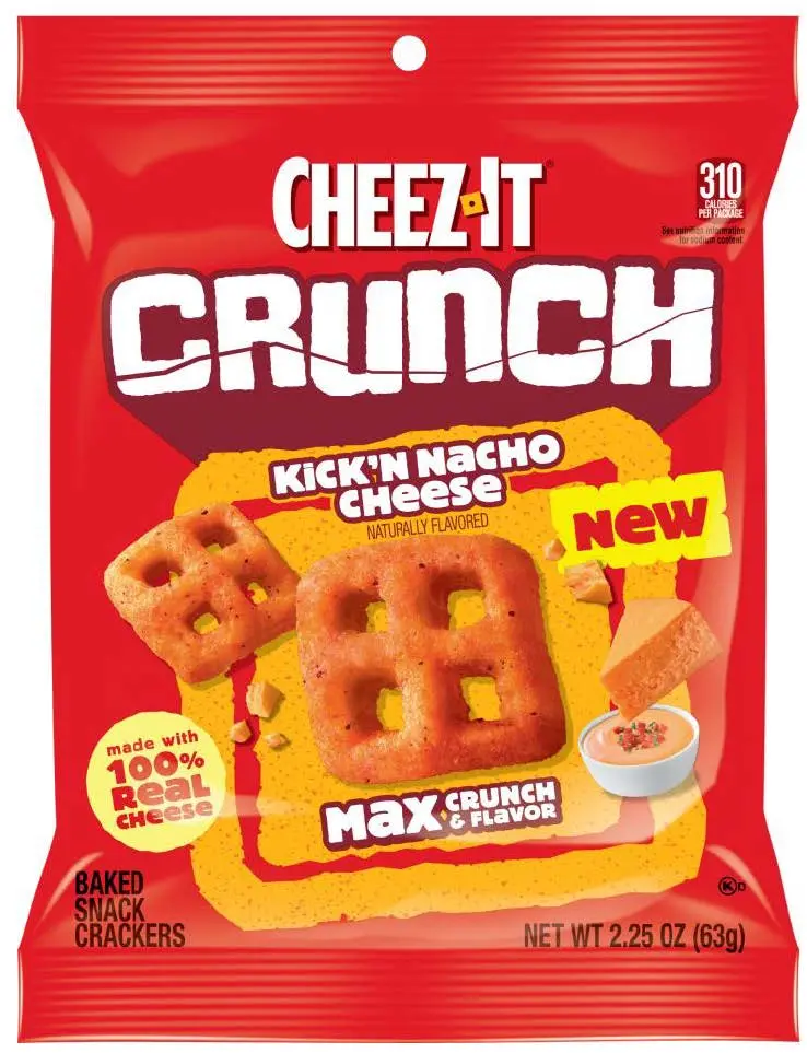 Cheez-It Crunch Kick'n Nacho Cheese 2.25 Oz 6Ct 1