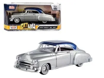Chevrolet Bel Air Get Low Silver 1950 1/24 1