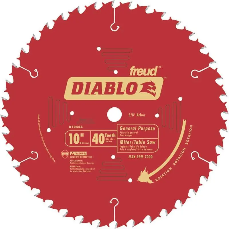 Circ Saw Blade 10In 40T Diablo 1