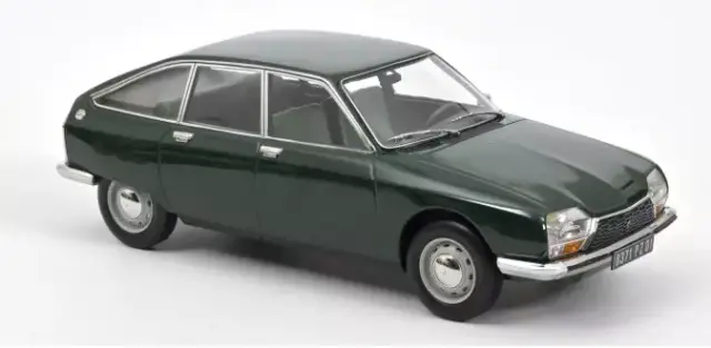 Citroën Gs Club 1972 Charmille Green 1:18 Closed Body 1