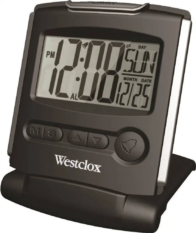 Clock Alarm Lcd Trvlmate .5In 1