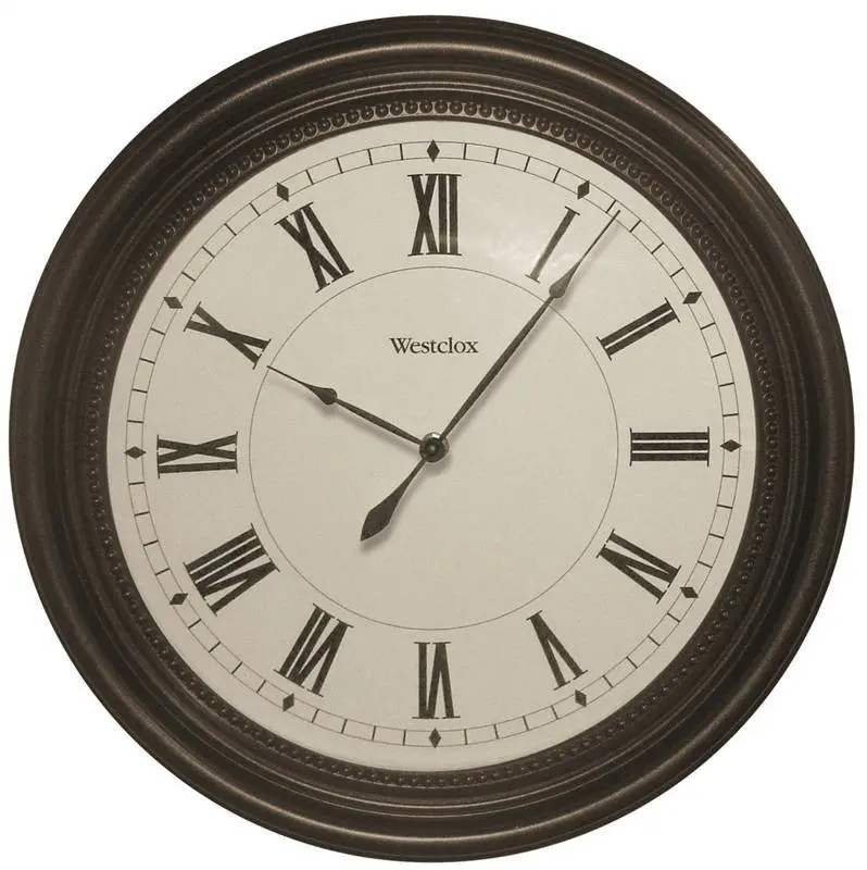 Clock Wall 16 In Oilrub Bronze 1