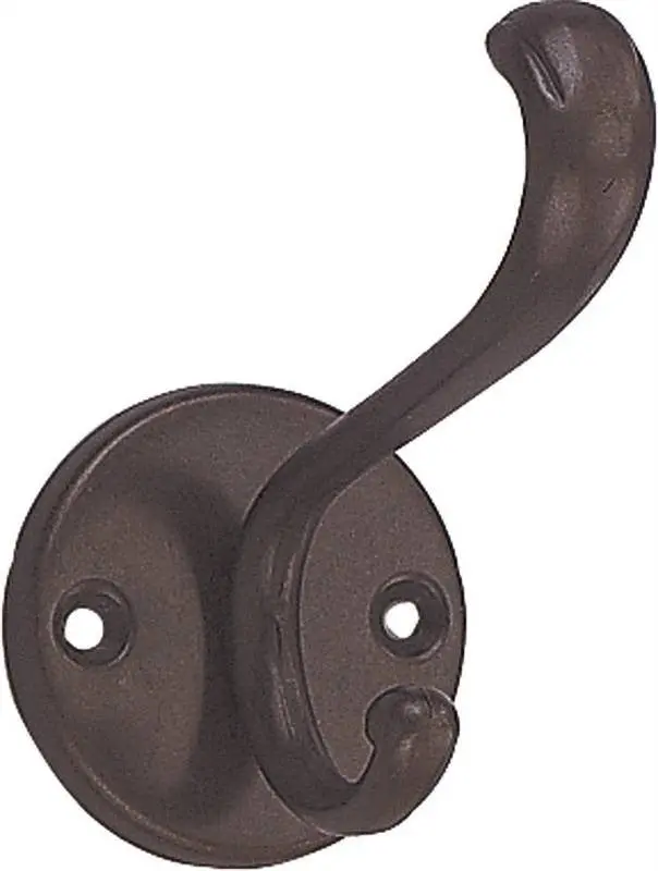Coat-Hat Hook Zinc Oil Rub Brz 1