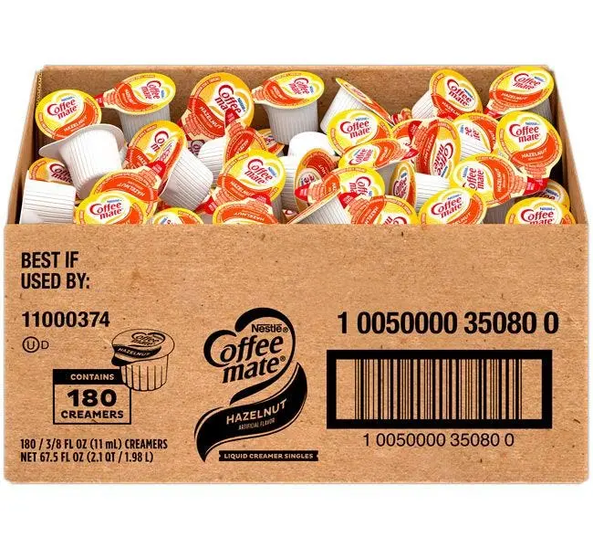 Coffeemate Ppk Creamer Hazelnut .375 Boxes 180Ct 1