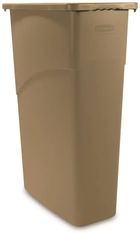 Container 23Gal Beige Vented 1