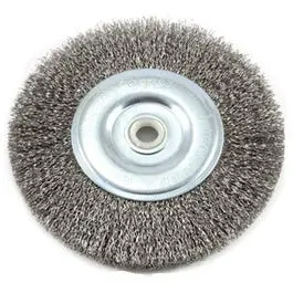 Crimped Wire Wheel Brush, 6-In. 1