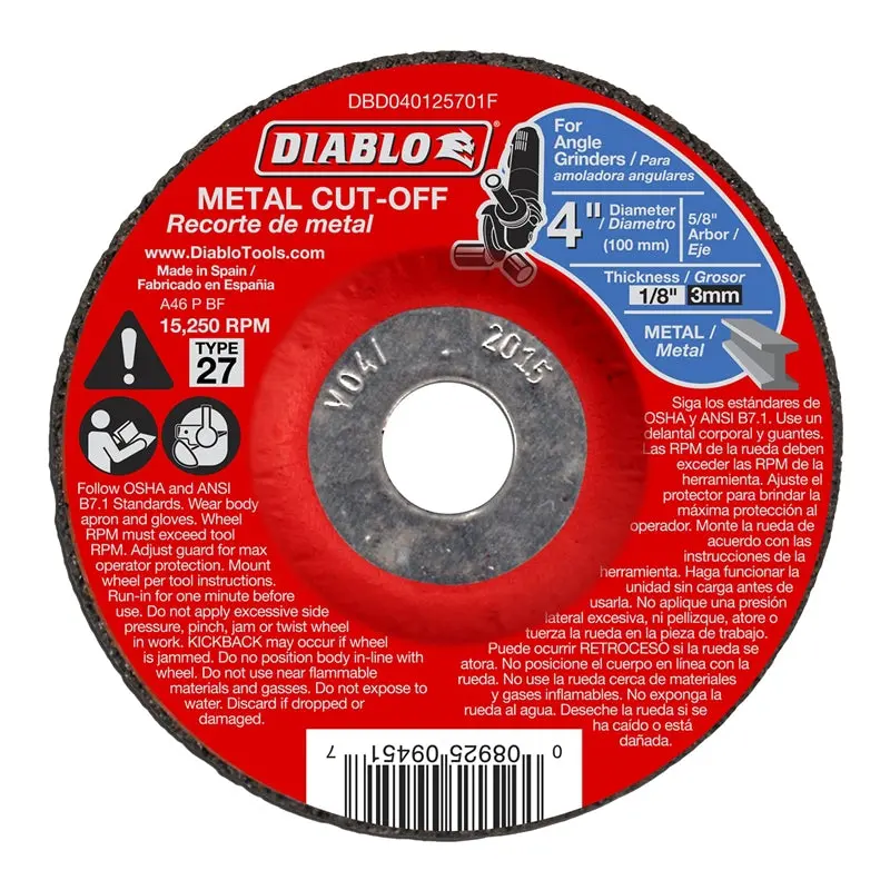 Cutoff Disc Metal Dc 4 In 1